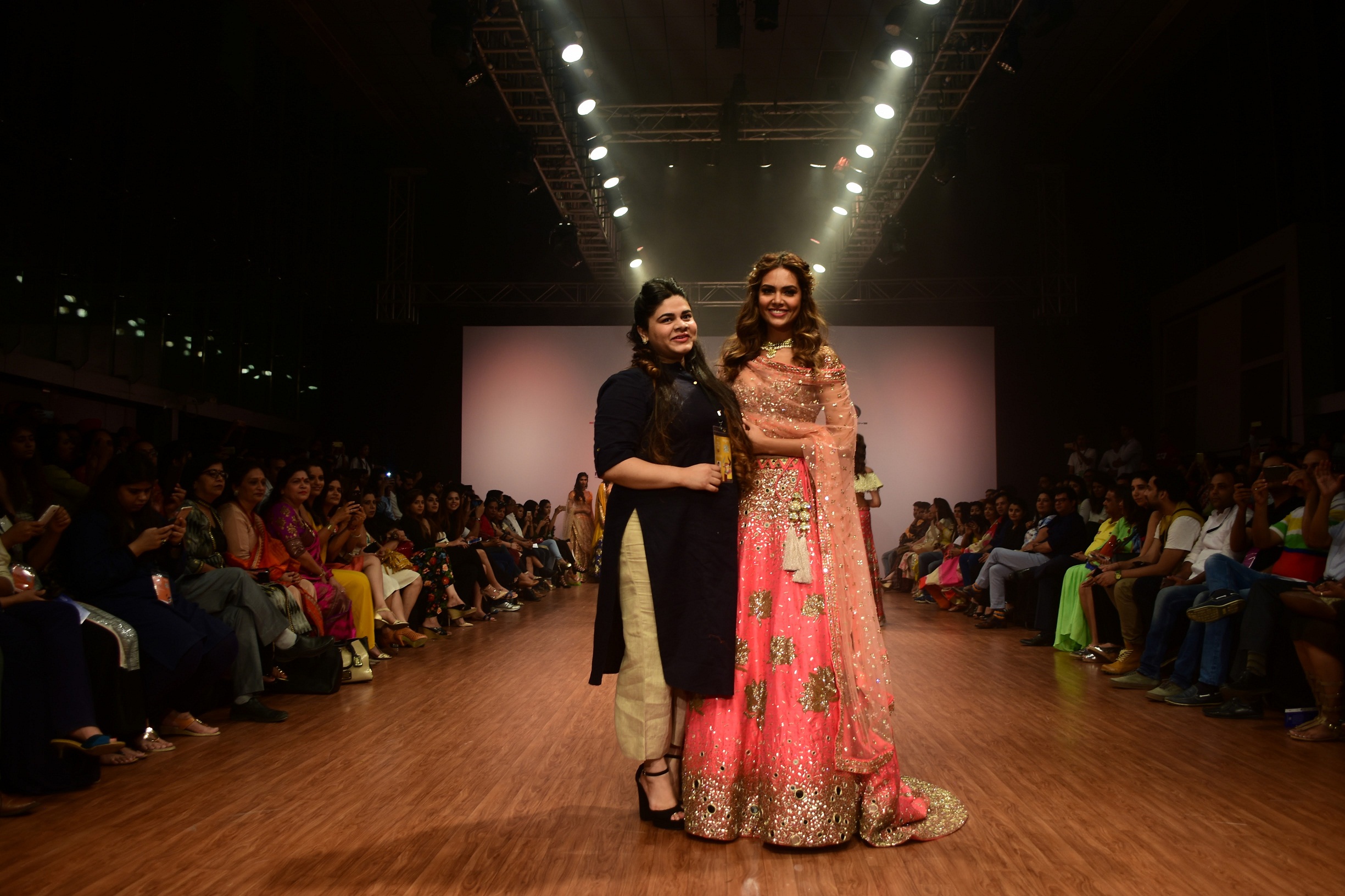 Bollywood actress Esha Gupta with Designer Yoshita Yadav