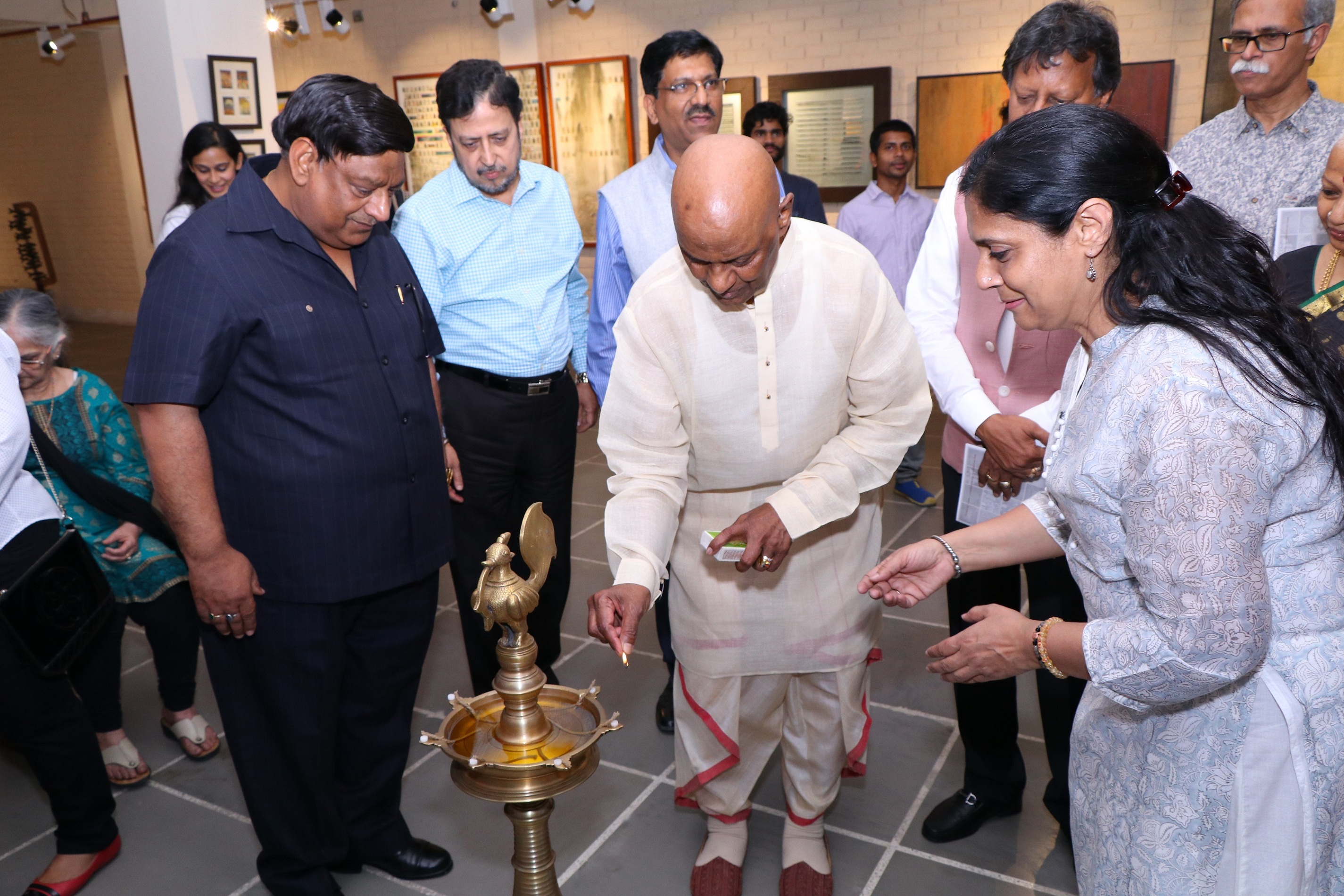 Raja-Reddy-While-Lightening-The-Lamp-For-Opening-Ceremony